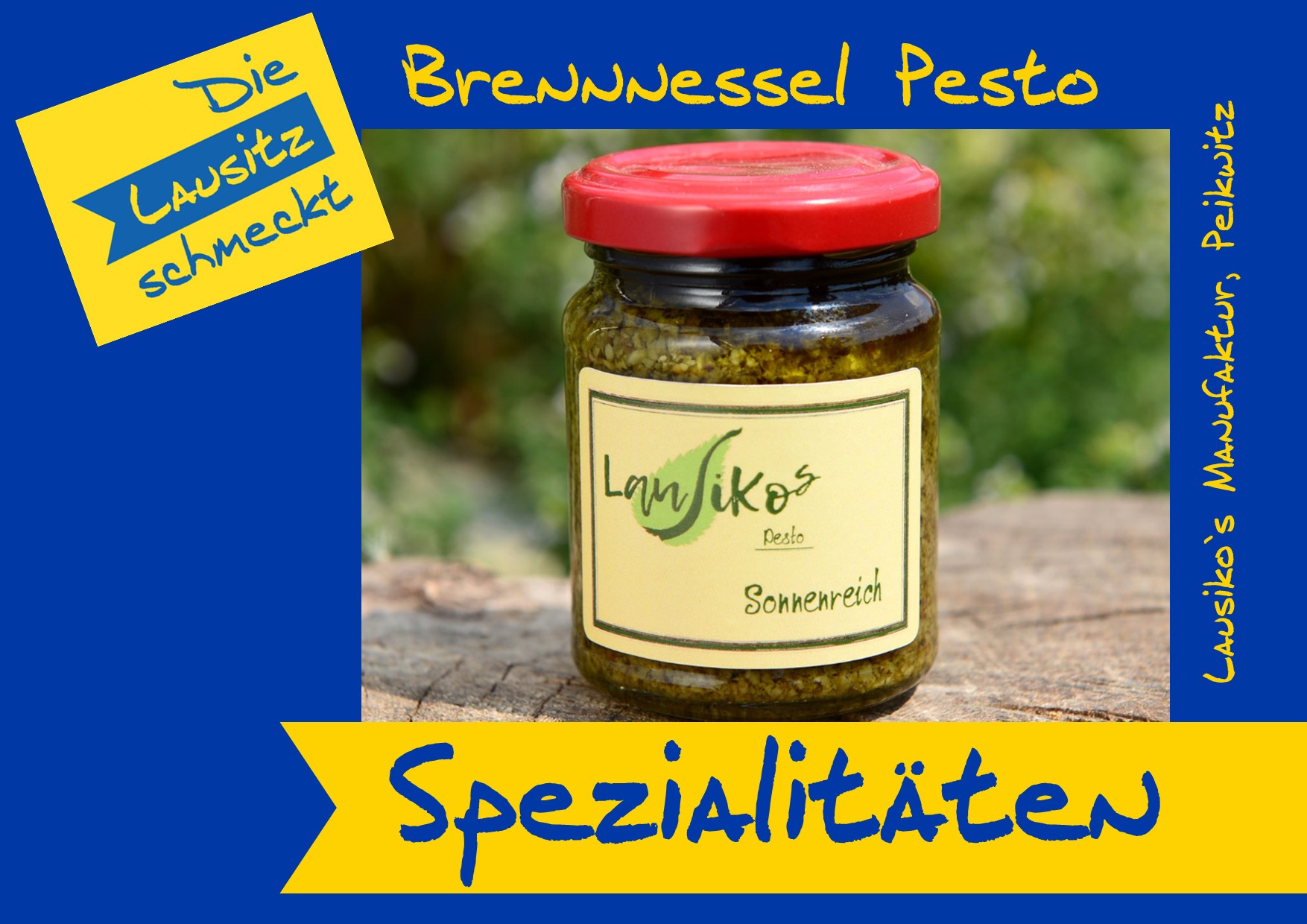 NEU: Lausiko Brennnessel Pesto